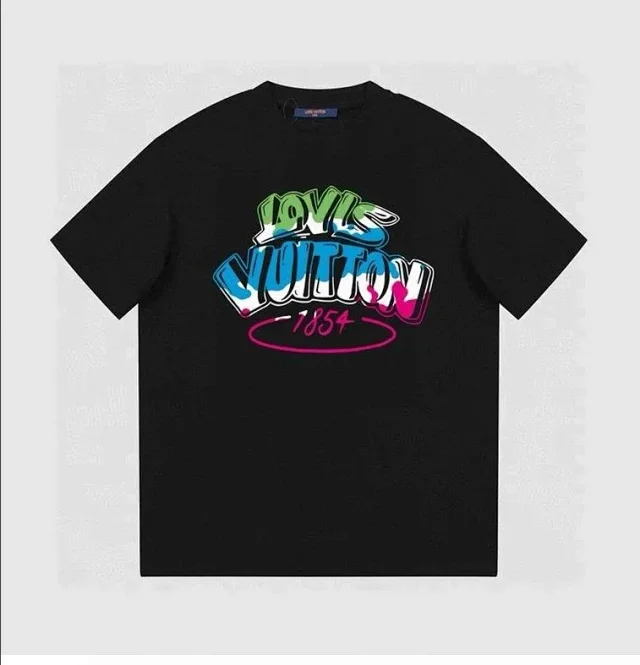 Louis Vuitton T-Shirts Graphic Print Short-Sleeve T-Shirt product detail image 5