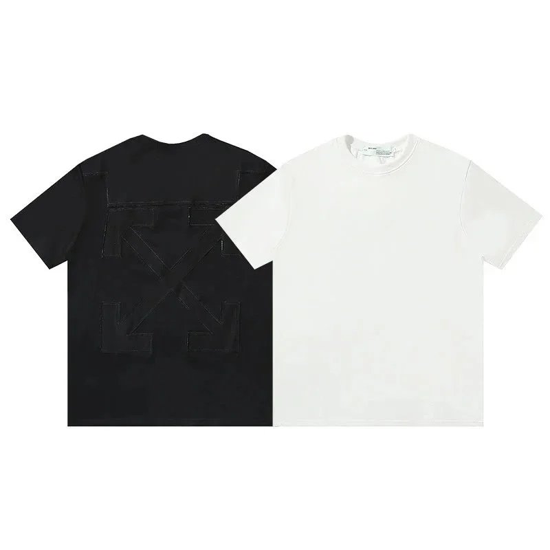 Off-White T-Shirts Short-Sleeve Graphic Arrow Print — 1437 white