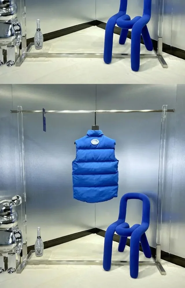 Canada Goose Vests Quilted stand-collar padded vest with snap closure and patch pockets product detail image 5