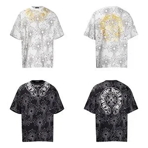 Chrome Hearts T-Shirts Graphic short-sleeve crew-neck product detail image 6