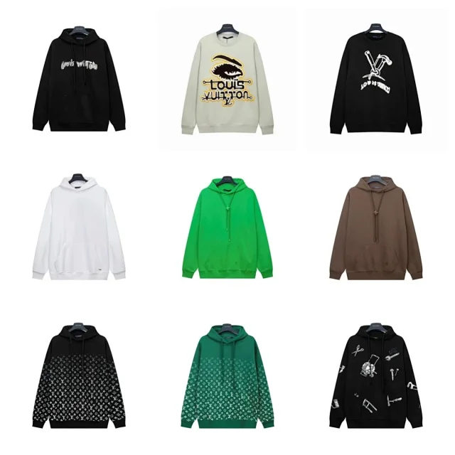Louis Vuitton Hoodies & Sweatshirts Logo-print and crewneck product detail image 1