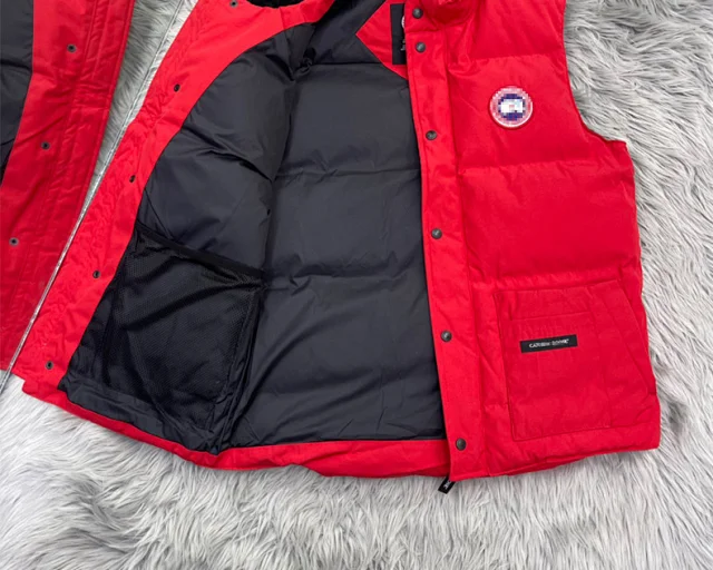 Canada Goose Vests Quilted stand-collar padded vest with snap closure and patch pockets product detail image 9