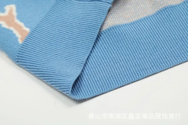 Rhude Knitwear Logo Crewneck Sweater product detail image 3