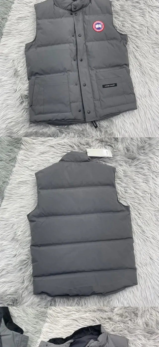 Canada Goose Vests Quilted stand-collar padded vest with snap closure and patch pockets product detail image 13