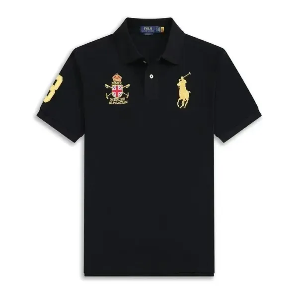 Ralph Lauren Mercer Polo Team Black Polo - 1