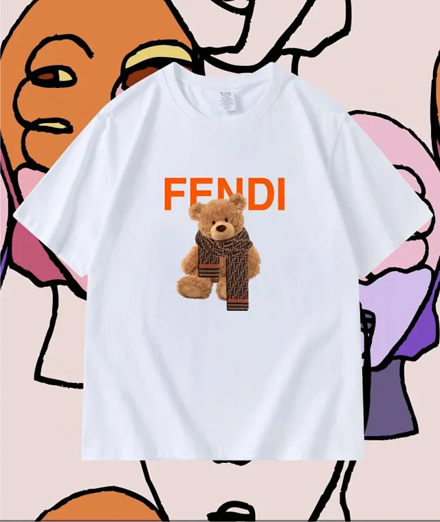 Fendi T-Shirts Graphic short-sleeve T-shirt product detail image 5