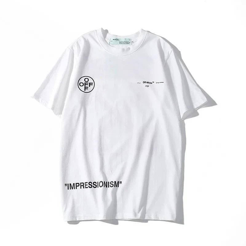 Off-White Arrow Print T-Shirt Black and White - 22