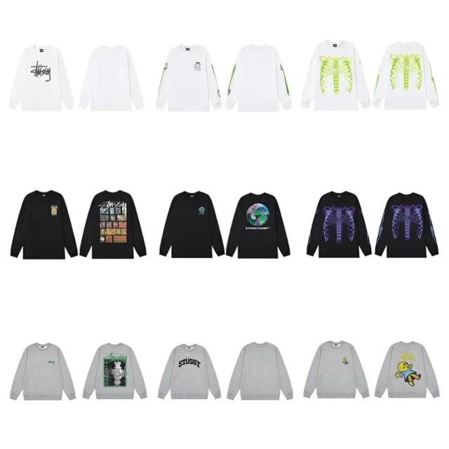 Stüssy Hoodies & Sweatshirts Graphic Crewneck Sweatshirt product detail image 1