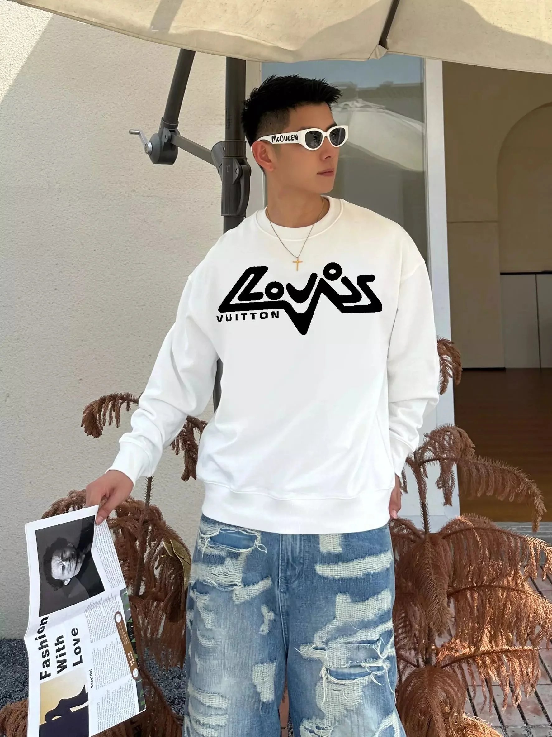 Louis Vuitton Hoodies & Sweatshirts Logo-print and crewneck — 28