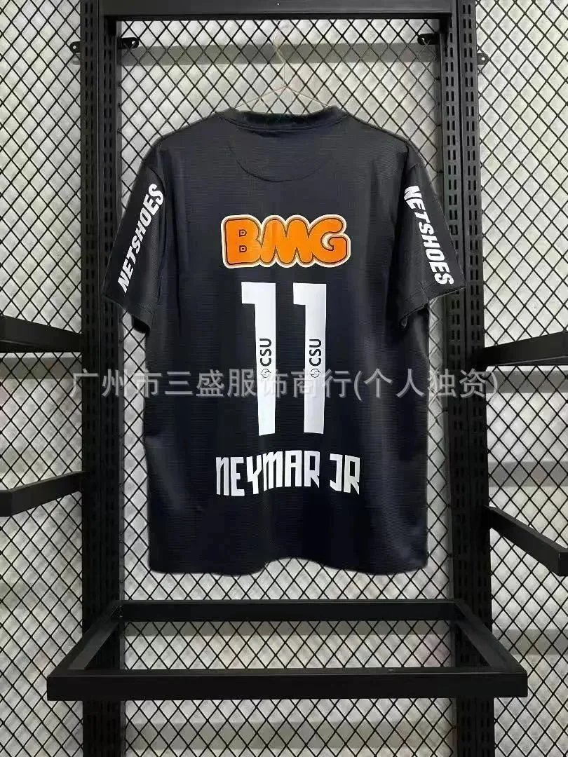 12-13桑托斯黑色白色号码（11号）