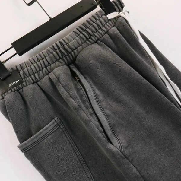 Amiri Cotton Terry Sweatpants Black - 8