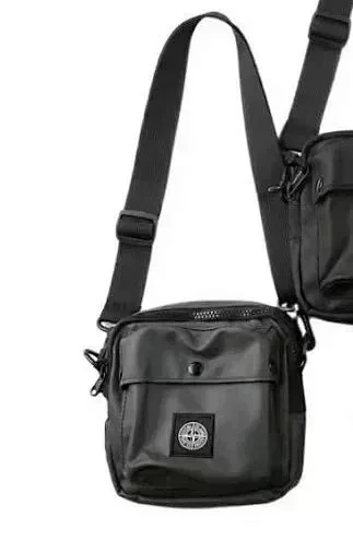 Stone Island Crossbody Bags Nylon bag with compass badge product detail image 4