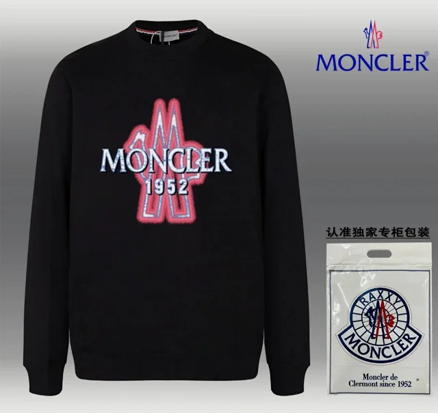 Moncler Hoodies & Sweatshirts Logo Graphic Crewneck Sweatshirt product detail image 9
