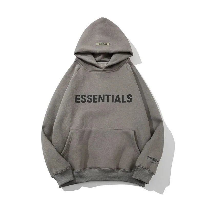 Fear of God Essentials Black Oversized Hoodie - 15