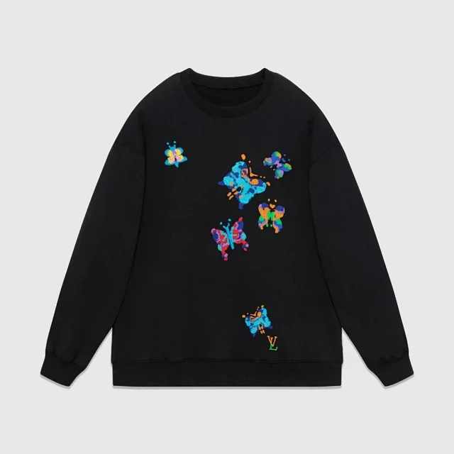 Louis Vuitton Hoodies & Sweatshirts Crewneck LV Logo Graphic Sweatshirt product detail image 1