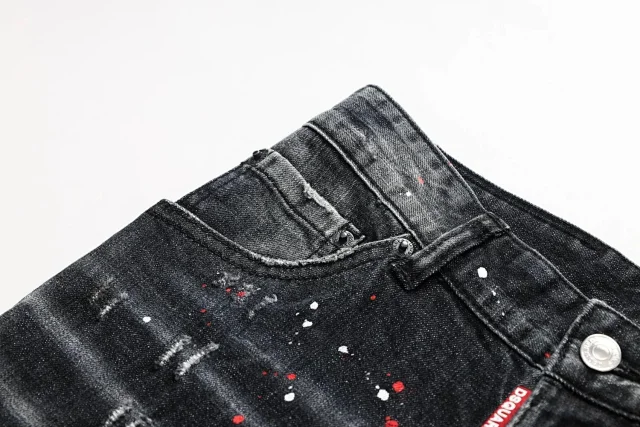Dsquared2 Jeans Distressed paint-splatter product detail image 4