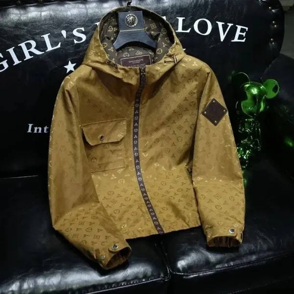 Louis Vuitton Monogram Windbreaker Khaki Outerwear - 1