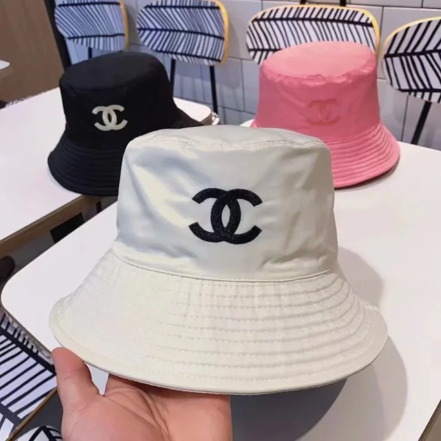 Chanel Hats Embroidered Double C Bucket Hat product detail image 3