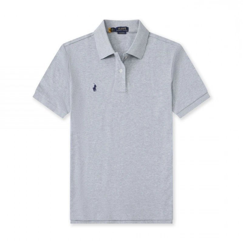 Unbranded T-Shirts Short-Sleeve Polo Shirt with Embroidered Horse Motif image 3