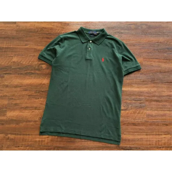 Ralph Lauren Classic Fit Polo Shirt Forest Green - 1