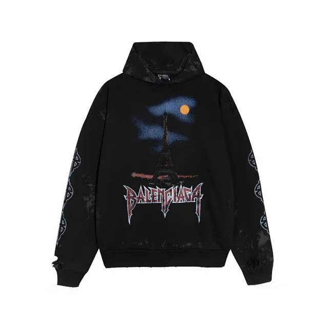 Balenciaga Hoodies & Sweatshirts Graphic logo pullover and crewneck product detail image 2