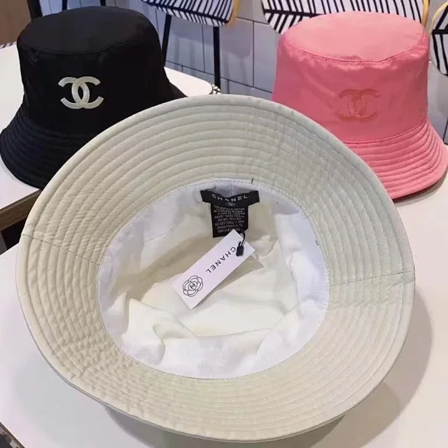 Chanel Hats Embroidered Double C Bucket Hat product detail image 4