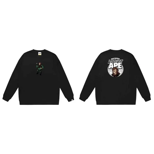 A BATHING APE Hoodies & Sweatshirts Head Graphic Crewneck Sweatshirt product detail image 7