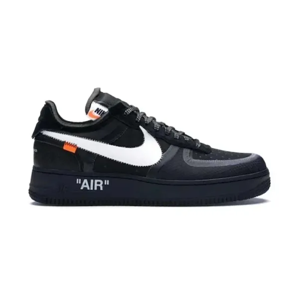Nike x Off-White Air Force 1 Low Black Sneakers - 1