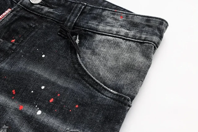 Dsquared2 Jeans Distressed paint-splatter product detail image 5
