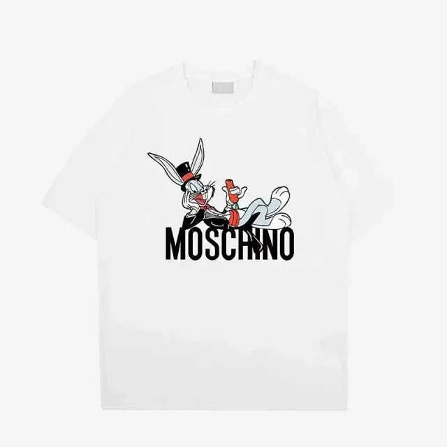 Moschino T-Shirts Graphic Crewneck T-Shirt product detail image 6