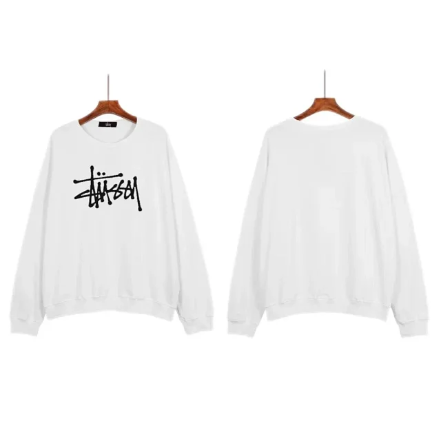 Stüssy Hoodies & Sweatshirts Crewneck logo-print sweatshirt product detail image 6