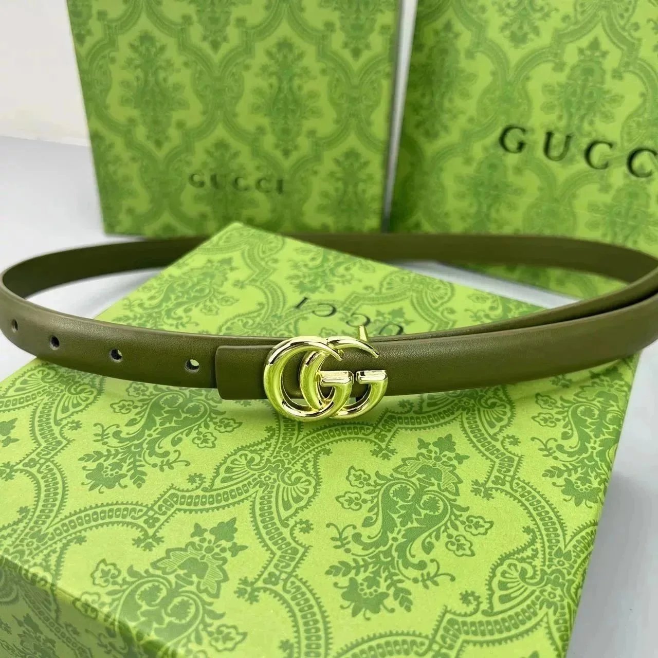 Burberry Belts Check Pattern Belt with B Monogram Buckle — 40