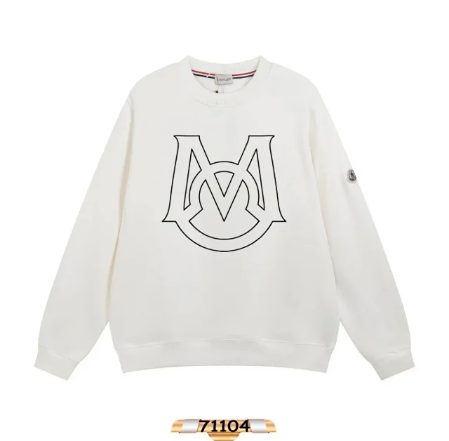 Moncler Hoodies & Sweatshirts Logo Crewneck Sweatshirt product detail image 1