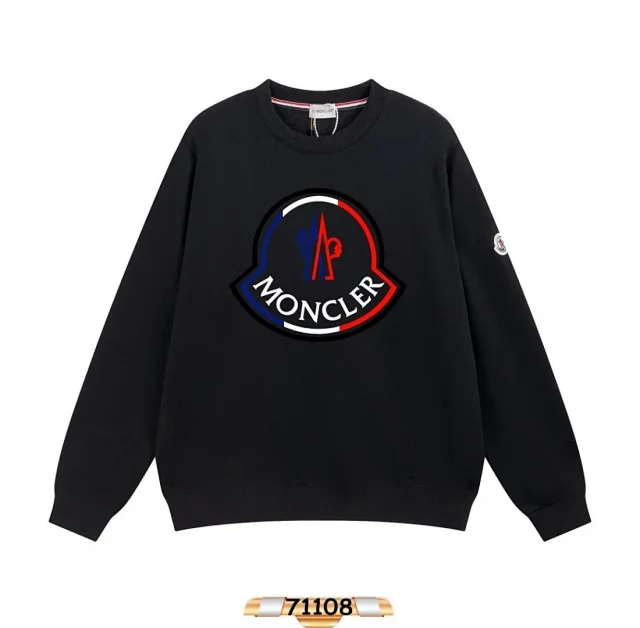 Moncler Hoodies & Sweatshirts Logo Crewneck Sweatshirt product detail image 6