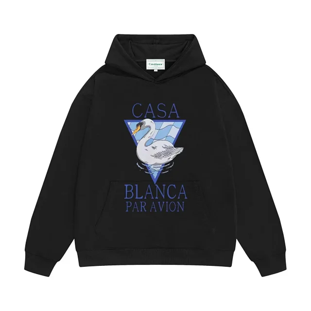 Casablanca Hoodies & Sweatshirts Logo Print Pullover Hoodie product detail image 4