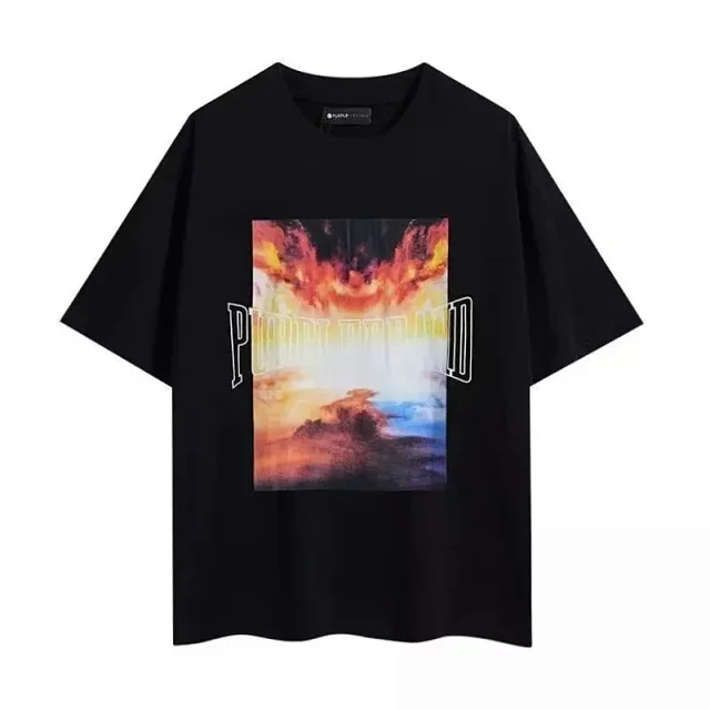 Purple Brand T-Shirts Short-Sleeve Graphic Logo product detail image 9