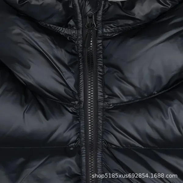 Moclose Oversized Puffer Hooded Down Jacket Black - 33