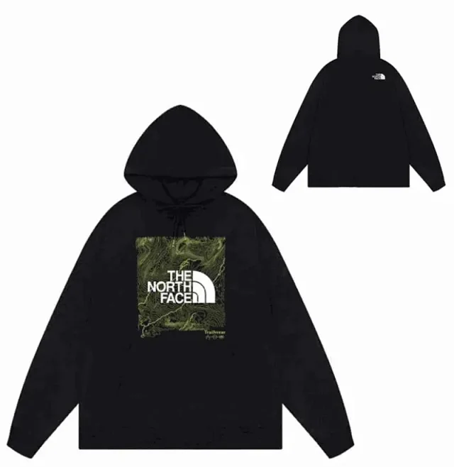 The North Face Hoodies & Sweatshirts KAWS logo graphic pullover hoodie product detail image 1