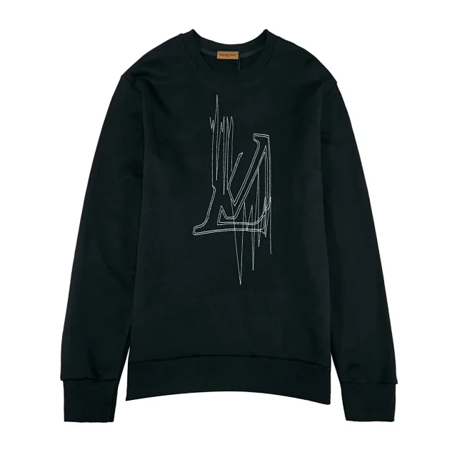 Louis Vuitton Hoodies & Sweatshirts Crewneck LV Logo Graphic Sweatshirt product detail image 4