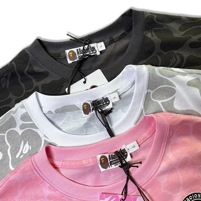 A BATHING APE T-Shirts Inter Miami camouflage graphic short-sleeve T-shirt product detail image 7
