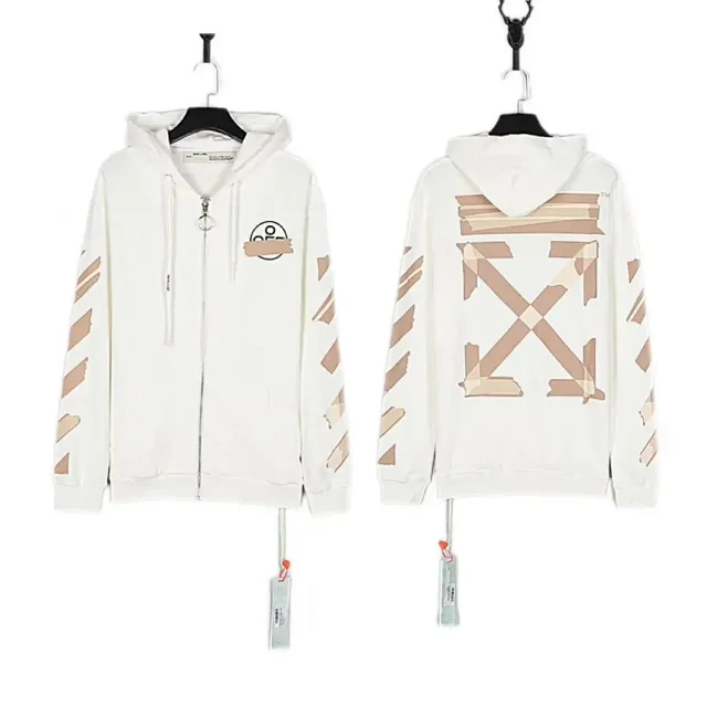 Off-White Hoodies & Sweatshirts Hooded Sweatshirt with Arrow Graphics product detail image 4