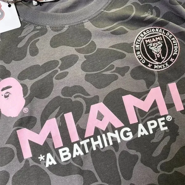 A Bathing Ape x Inter Miami CF Pink Camo Jersey T-Shirt - 10