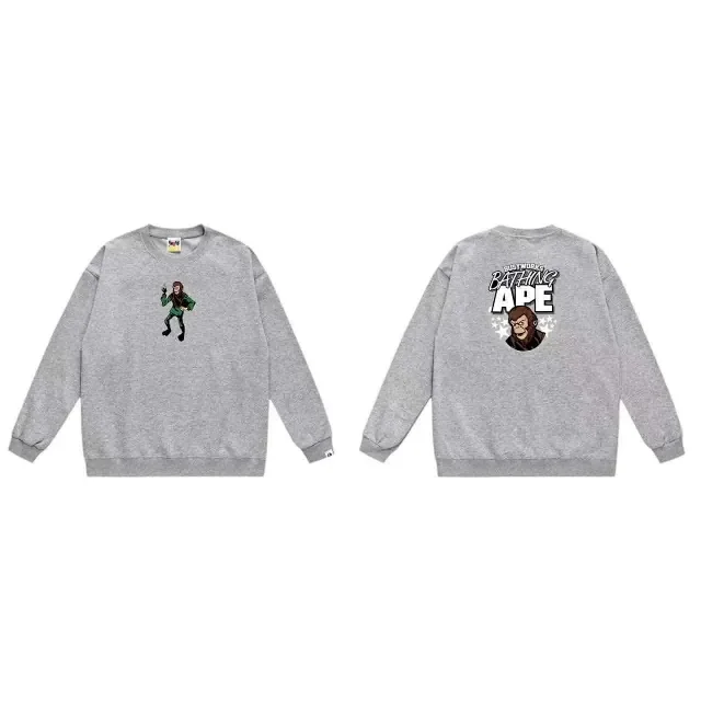 A BATHING APE Hoodies & Sweatshirts Head Graphic Crewneck Sweatshirt product detail image 6
