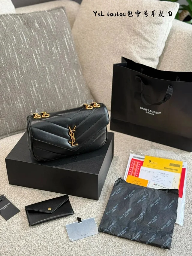 Saint Laurent Crossbody Bags Chain-Strap Flap product detail image 10