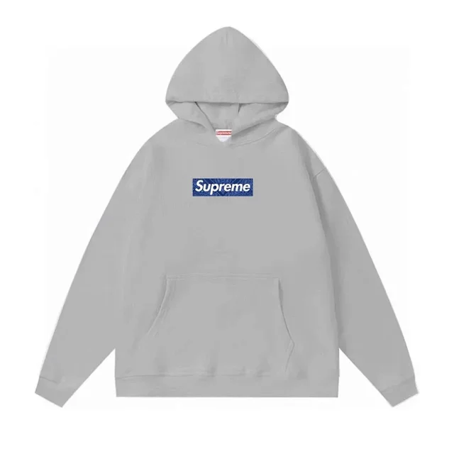 Supreme Hoodies & Sweatshirts Logo Pullover Hoodie with Kangaroo Pocket product detail image 4