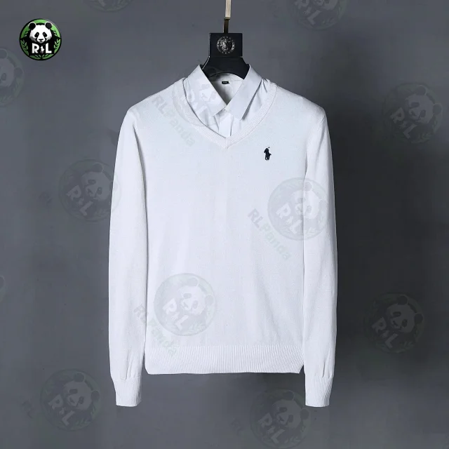 Polo Ralph Lauren Knitwear V-Neck Pony-Embroidered Sweater product detail image 7