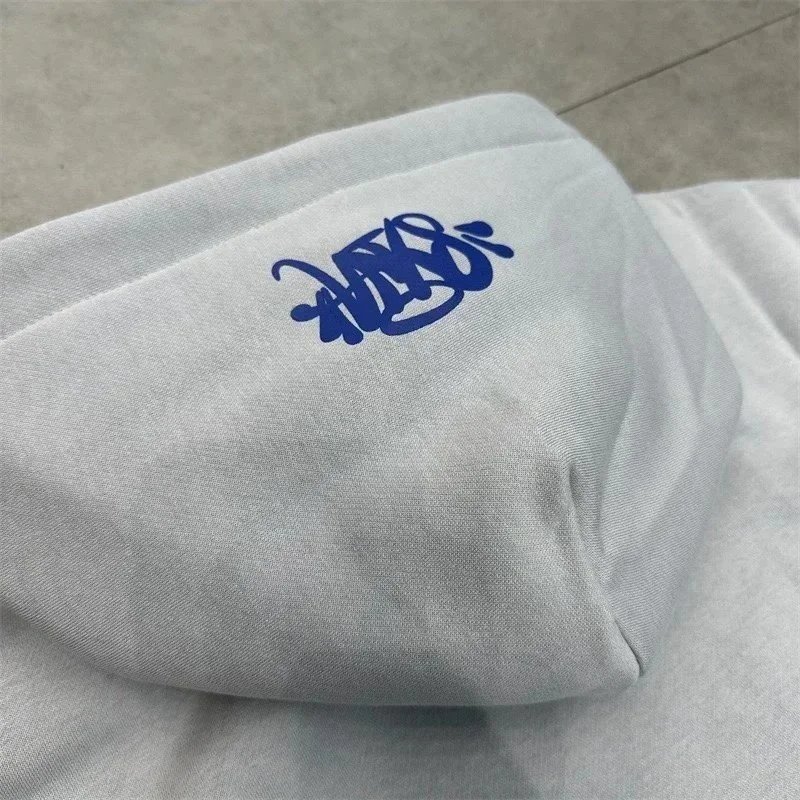 Saint Tears Logo Zip-Up Hoodie Blue - 11