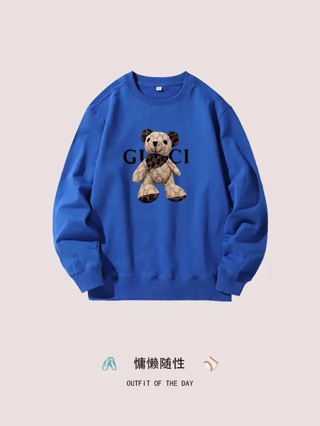 Gucci Hoodies & Sweatshirts Teddy Bear Logo-Print Crewneck Sweatshirt product detail image 2