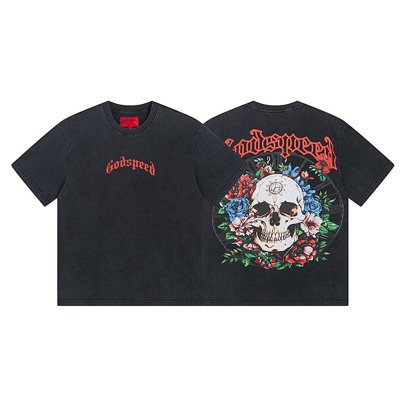 Godspeed T-Shirts Graphic short-sleeve T-shirt — 1019 washed black