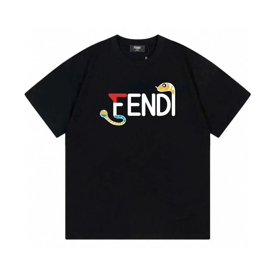 Evisu T-Shirts Graphic Crew-Neck T-Shirt — 9